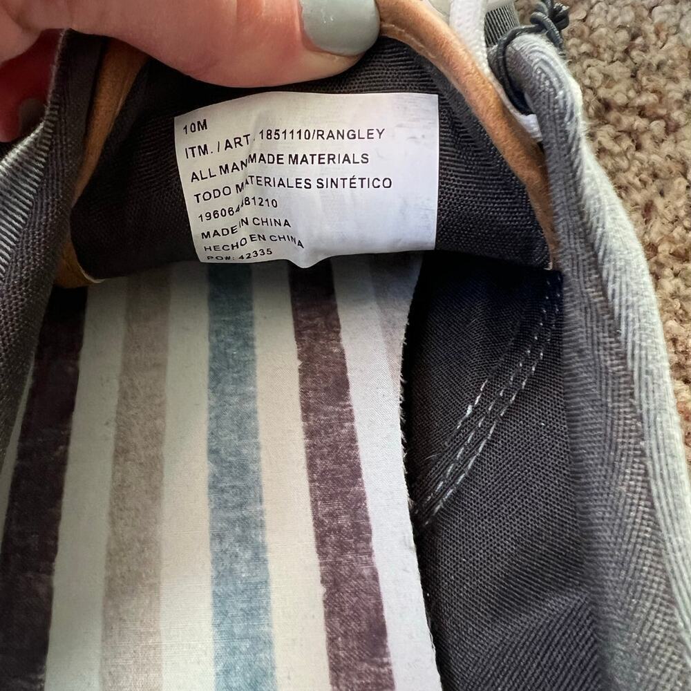 NWT Men's IZOD Rangley Canvas Shoe, Size 10, Gray, Lace Up, Classic, Casual - Picture 6 of 8